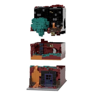 Twisted Forest Architectural Model 1794 Bricks MOC-140564 Creative Play Set