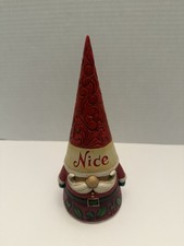 Jim Shore GNOME-BODY'S PERFECT 2 Face Naughty Nice 8" 2021