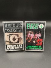 Public Enemy Lot of 2 Cassette GREATEST MISSES Apocalypse 91