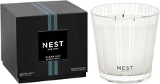 NEST New York Scented 3-Wick Candle, Ocean Mist & Sea Salt - 21.2 oz -