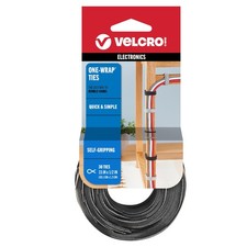 VELCRO Brand Extra-Long Reusable Cable Ties 15 inch for Large Cable Bundles, M