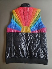 Aviator Nation Glossy Black Sunburst Vest; Size = M Made in USA; Classic + Cool!