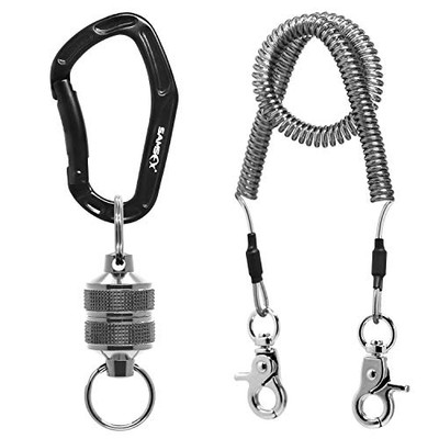  Fishing Strongest Magnetic Net Release Magnet Textured Grip Magnet, Gunsmoke