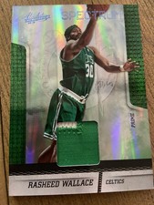 2009-10 Panini Absolute Rasheed Wallace #90 GU Jersey Patch Relic /25 Celtics