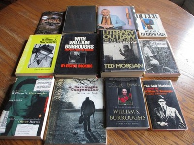 William S. Burroughs: Lot of 4 HCs, 6 T Pbs + 1 Pb + 1 ARC in mylar
