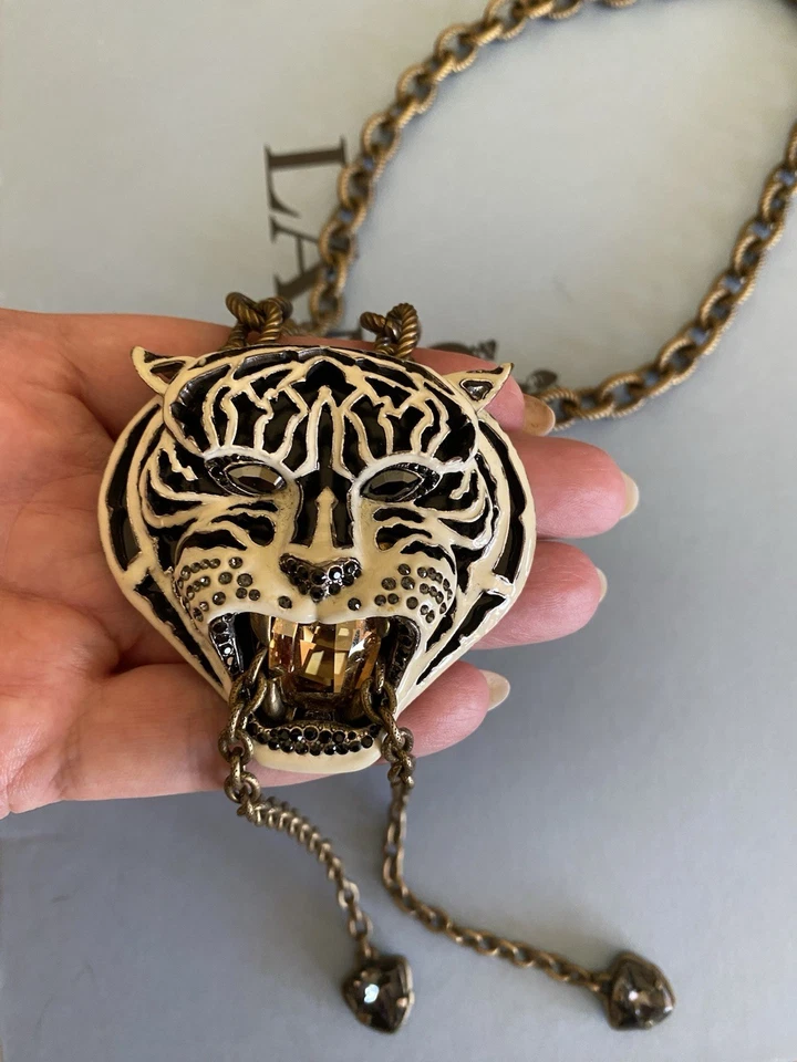 Collar Colgante Cristal Lanvin,Nuevo con Caja Foto 2 de 4