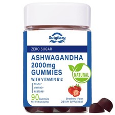 Ashwagandha Gummies 2000mg, Ashwagandha High Strength Root Extract Supplement...