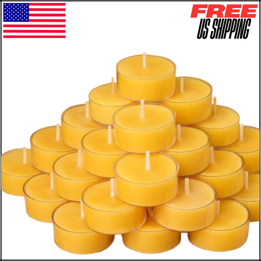 4hr Long Burn Natural Scented Clear Cups 20 Pack