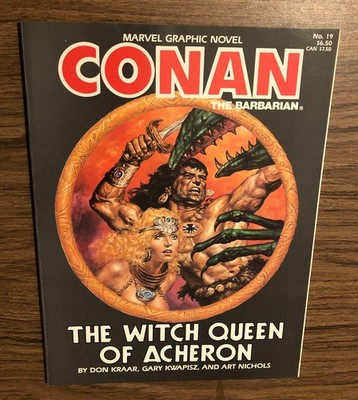 Nice CONAN  The Barbarian  The Witch Queen of Acheron Marvel Graphic Novel No 19