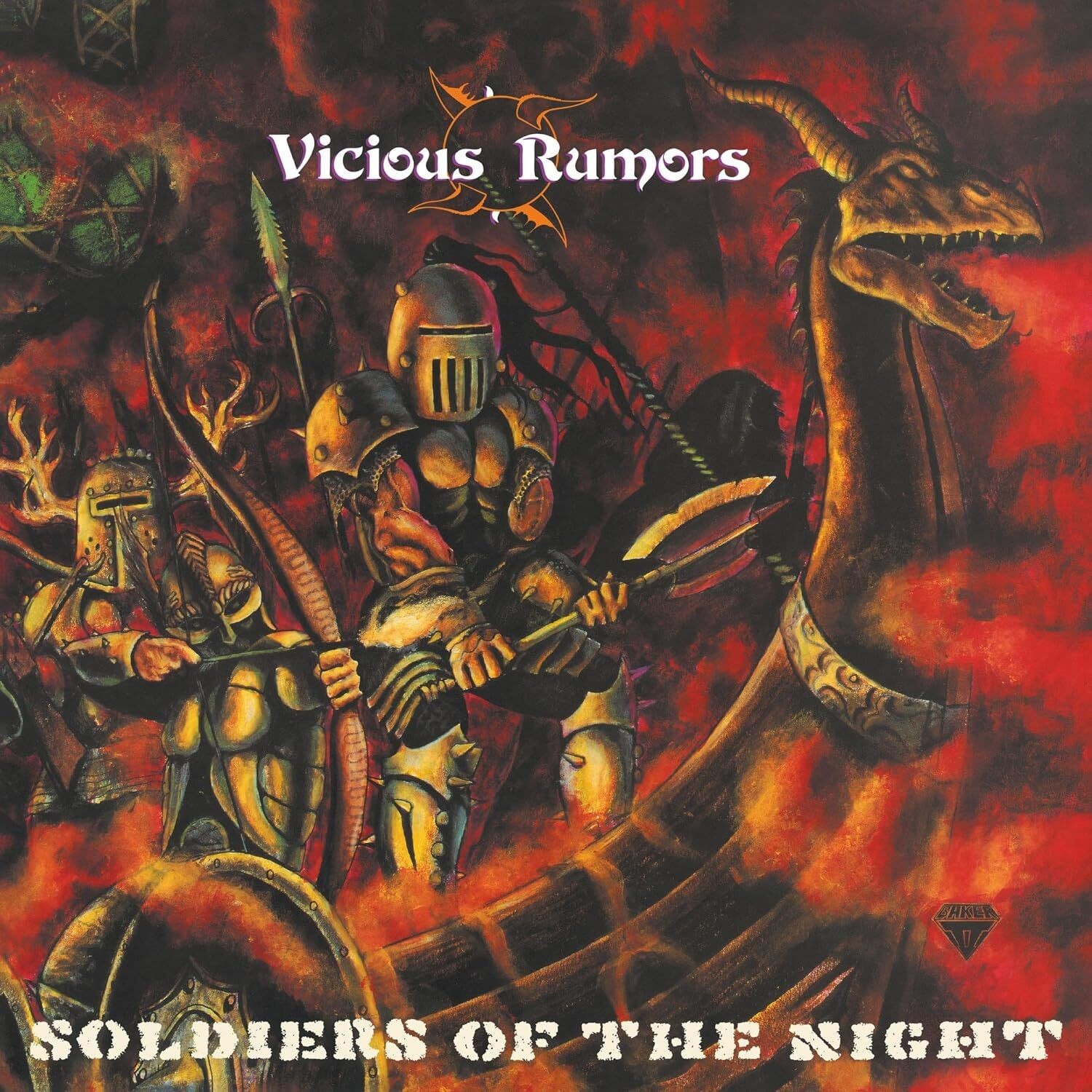 Vicious Rumors Soliders of the Night (Vinyl LP) 12" Album