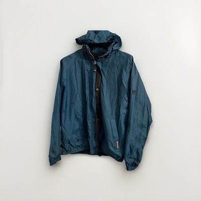 Helly Hansen Packable Hooded Rain Trail Camp Jacket Men s Large Dark Green