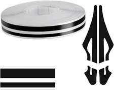 32Ft Car Pinstriping Tape, Vinyl Pin Striping Decals Trim Stripe Black