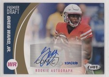 2017 Sage Hit Auto Gold 239/250 Greg Ward Jr #A40 Auto 1be