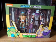 Teenage Mutant Ninja Turtles NECA Leonardo vs Shredder