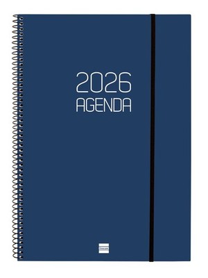 Spiralkalender 2026, Wochenansicht, Queransicht, Januar  Dezember 12 Monate,...