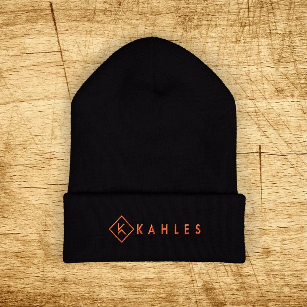 Kahles Optics Rifles Guns Embroidered Classic Winter Black Beanie Hat