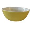 Vintage PYREX Primary Colors Yellow 4 Qt. 404 Mixing Nesting Bowl - Read No Crks