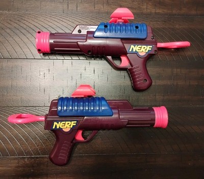 VTG 1993 Kenner Nerf Pull Back Sharp Shooter Single Shot Dart Guns, Blasters, 2