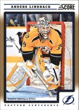2012-13 Score #426 Anders Lindback - HKY
