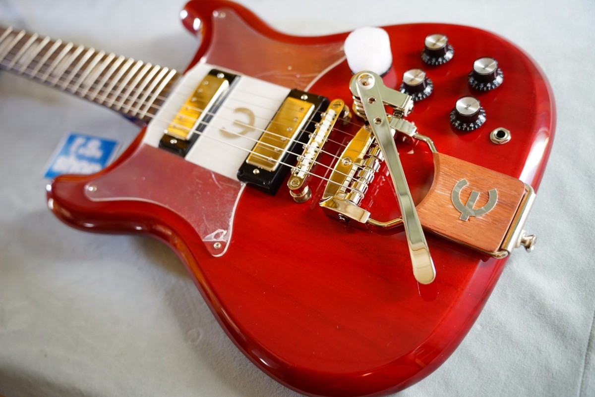 Epiphone Crestwood Custom Cherry by Gibson with gig bag electric