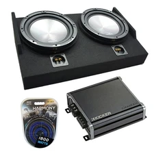 Harmony HA-A102 10" Subwoofer Fits 15-25 Ford F150 Super Cab w/ 46CXA8001 Amp