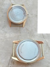 60s ZENITH CAL. 2532c/2542c RARE WATCH CASE CASSA UHREN GOLD PLATED 34,5mm