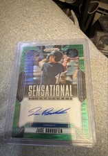 2025 - Sensation Signatures Jace Bohrofen,  #SS-JB Green Puls Prizm /25 (AU, RC)
