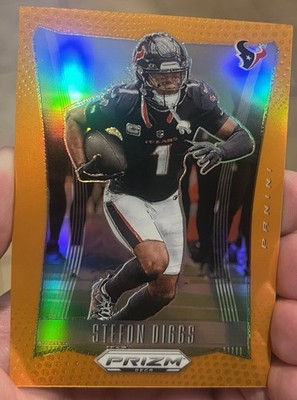 Stefon Diggs /49 SP 2024 Prizm Deca Orange Houston Texans Low #124