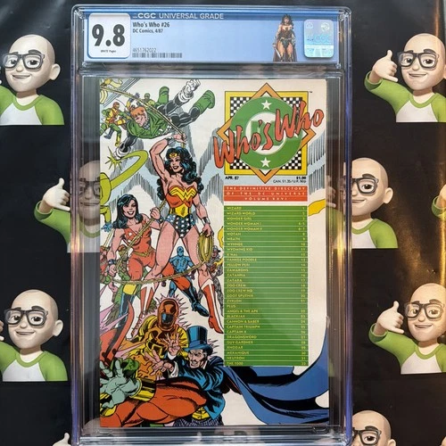 DC Who's Who 26~CGC 9.8~🏷️WONDER WOMAN Label🏷️~🔥TOP POP🔥HIGHEST GRADE🔥~111~