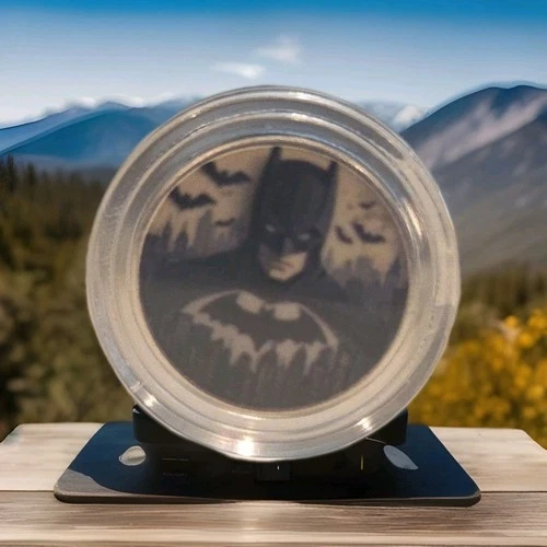 3x Batman 1 Gram .999 Fine Pure Silver Bullion Colorized Round Coin Bar