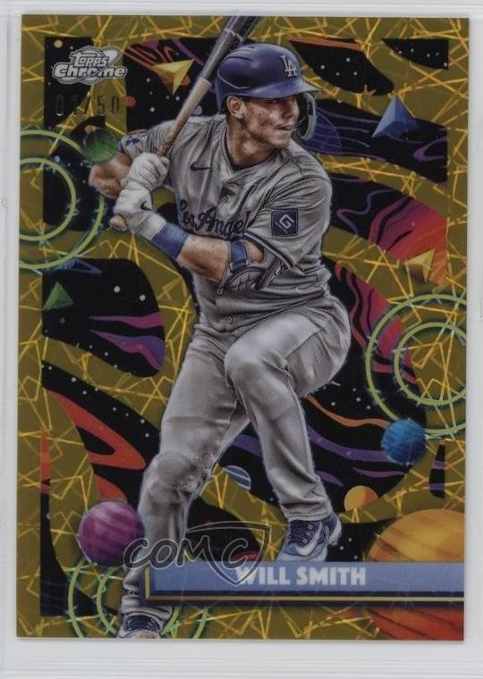 2025 Topps Cosmic Chrome Gold Interstellar Refractor 1/50 Will Smith #169 4k5