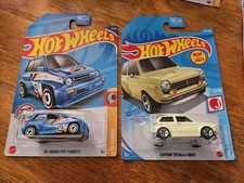 Hot Wheels Lot Of2 Honda 85 City Turbo2 & Custom 70 N600 HCW74-M9C0G GRX33-M9C0K