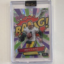 2025 Wild Card Comix BAANG! Brett Favre Serial Numbered /8 Football