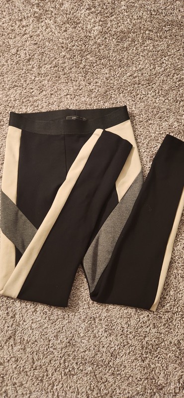BCBGMAXAZRIA Women's Xs Multi Color Leggings Pants Elastic Waist