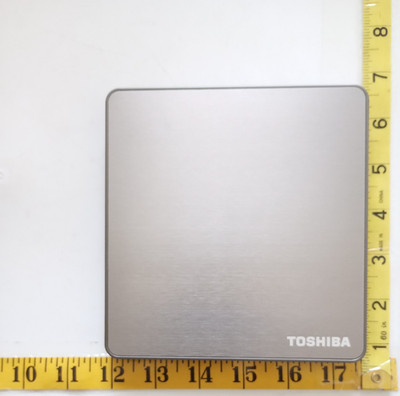 Toshiba grey USB 3.0 portable supermulti drive with cord untested