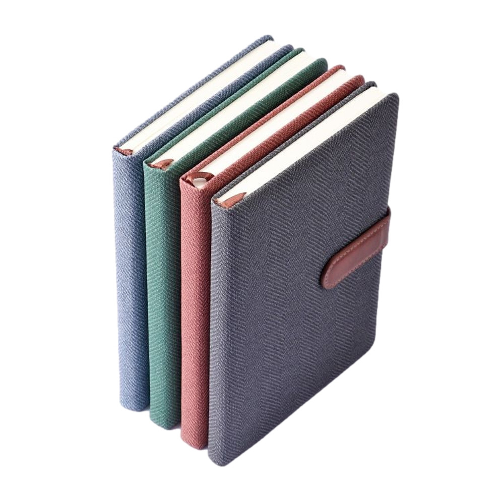  - Single A5 96 Sheets Ruled Pu Leather Hardcover Notebook - Image 2