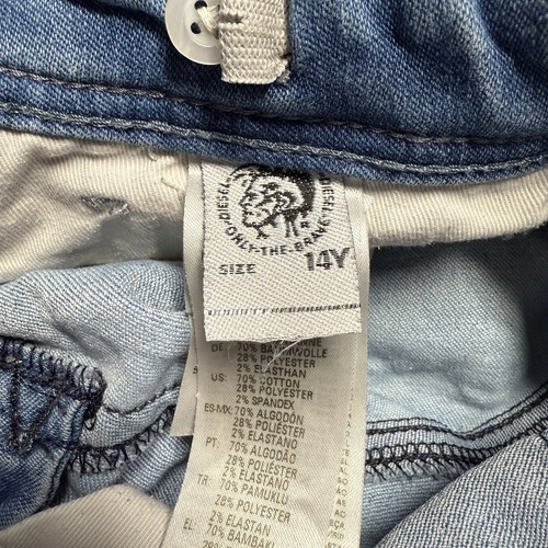 Diesel Kids Jeans Size 14Y (Fits 28x31) Sweatpant Slim Skinny SLEENKER-J JJJ-N - Picture 13 of 14