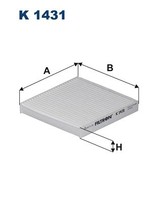 Filtron K1431 Innenraumfilter FüR Jeep Wrangler III 2.8D 3.6 3.8 04.07-