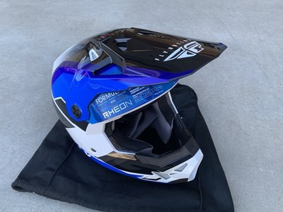 Fly Racing Formula CP Rush Helmet Black/Blue/White Size: Small | 73-0020S