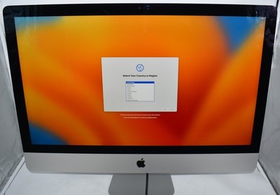 27'' Apple A1419 iMac 18.3 i5-7500 @ 3.40GHz 32GB RAM 500GB SSD Radeon Pro 570