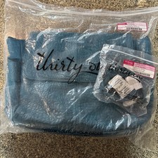 Jewell by Thirty-One Fashion Week Shoulder Bag TEAL AFFAIR  Skinny Strap NEW