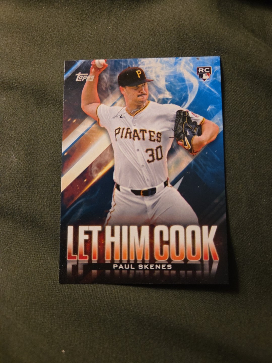 2024 Topps Update - Let Him Cook #LHC-12 Paul Skenes Rc Blue Parallel SP