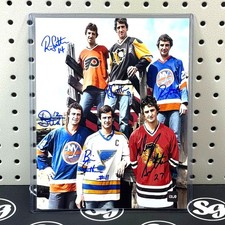 SUTTER BROTHERS Signed 8x10 Photo Brent, Brian, Darryl, Duane, Rich, Ron (COJO)