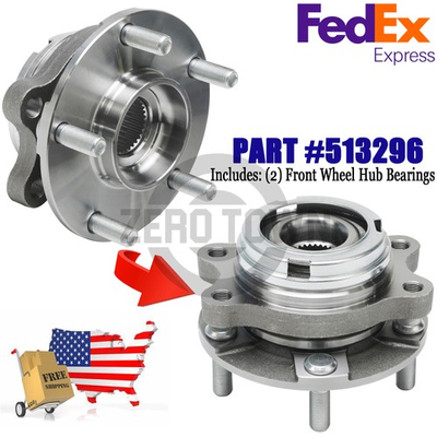 #ad 2PCS Front Wheel Bearing Hub for 2013 2019 Nissan Pathfinder 2013 Infiniti JX35 $85.00