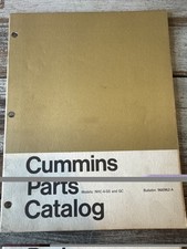 Cummins Parts Catalog Nhc4-gsgc Book Manual Guide Diesel Engine Oem Shop