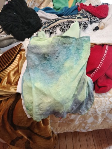 Mandees Green And Blue Cami Top Size S - 第 2/2 張圖片
