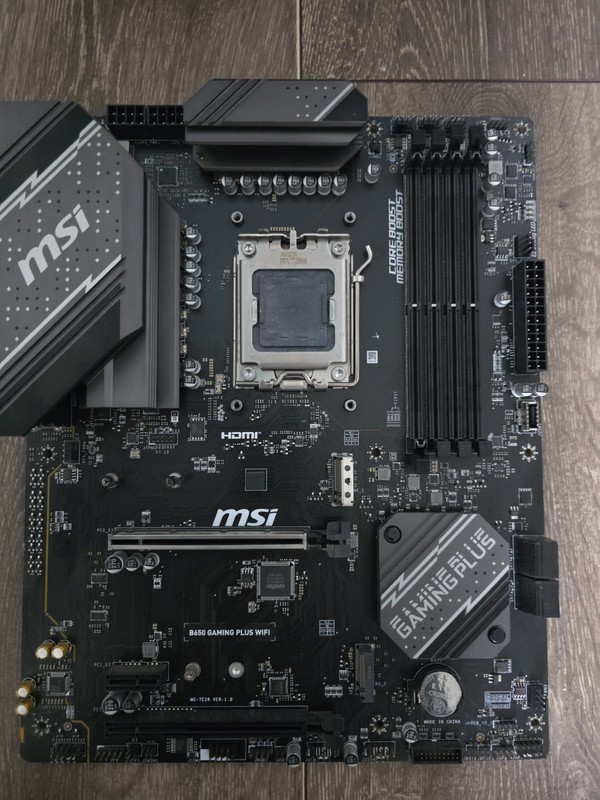 MSI B650 Gaming Plus WiFi AM5 Motherboard, Ryzen 7000 Series, DDR5