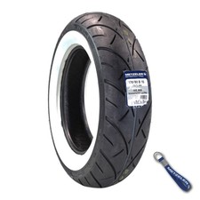 Metzeler Me 888 Marathon Ultra White Wall 17080-15 Rear Tire With Keychain Metzeler Me 888 Marathon Ultra White Wall 17080-15 Rear Tire With Keychain