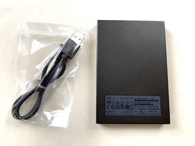 Seagate 1T Back-Up Plus Slim External Hard Drive & Cable, Model # 2R1APE-500