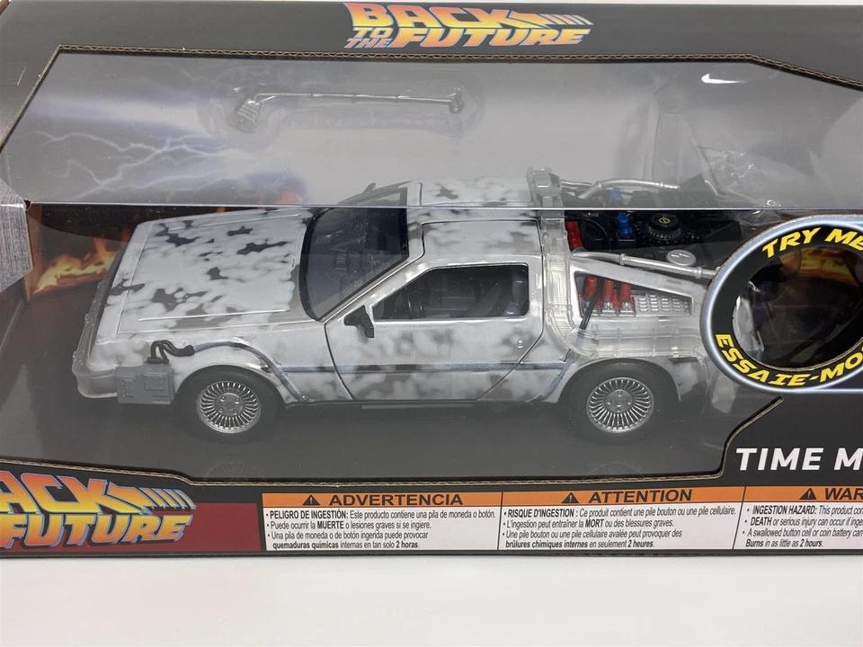Back To The Future Time Machine Frosted Working Lights 1:24 Jada 36145 - Image 2 of 4